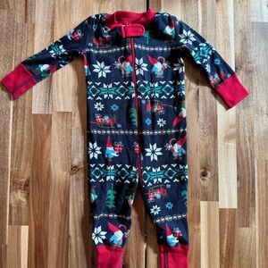 Hanna Andersson Fair Isle Gnome Christmas Holiday Pajamas 3-6 months